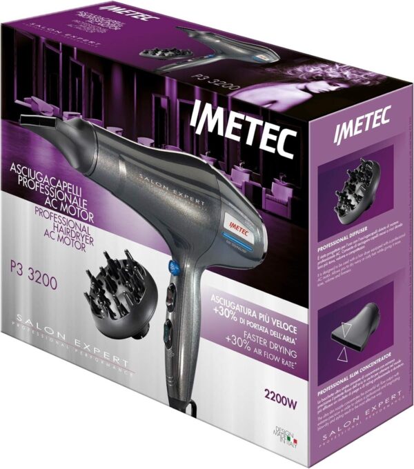 ASCIUGACAPELLI IMETEC P3 3200 2200 WATT - immagine 2