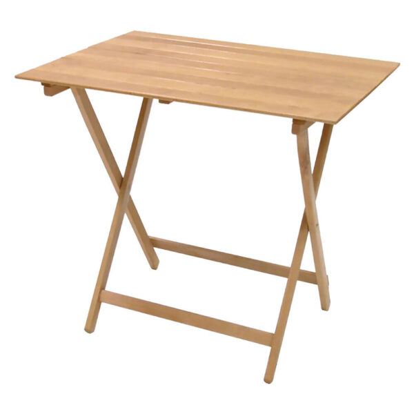TAVOLO LEGNO PIEGHEVOLE DA GIARDINO PRINCE cm 60 x 80 H 72 cm - col.naturale