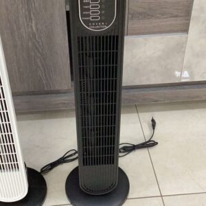 Rinfrescatore d'Aria a Torre ENRICO COVERI – Comfort Portatile, Touch e Telecomando 45W Nero