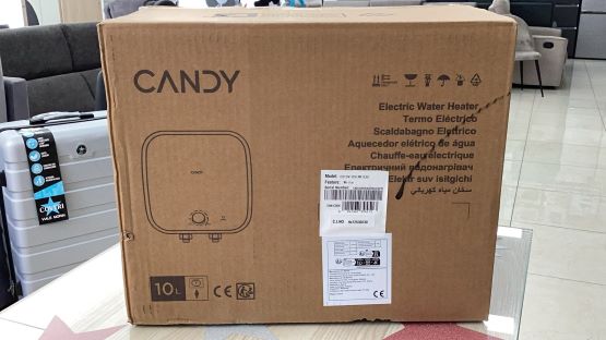 Candy (Mod. CS10V 0SINK EU) – Scaldabagno Elettrico Compatto 10 Litri, Installazione Sopralavello