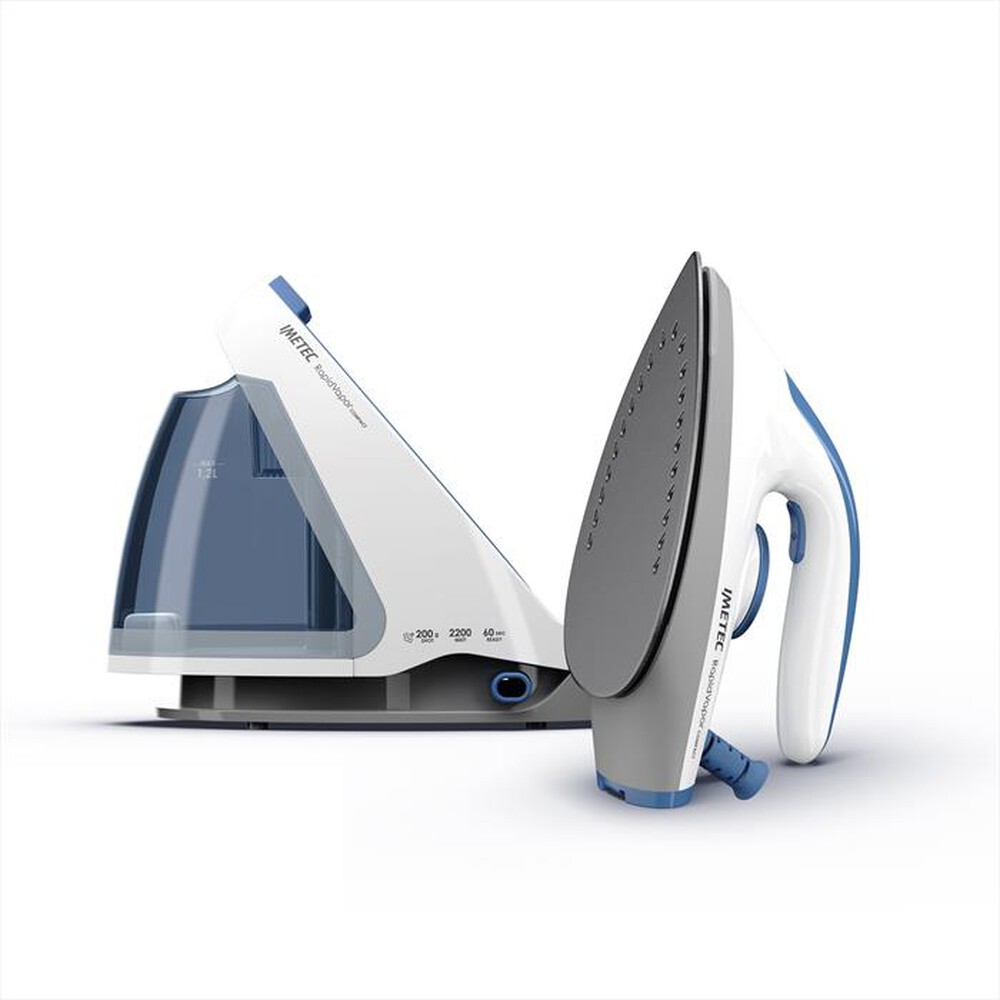 Imetec RapidVapor COMPACT (Mod. 9051) – Ferro da Stiro con Caldaia a Ricarica Continua 2200W, Pressione 4,8 Bar, Colpo Vapore 200 g/min - immagine 3