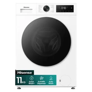 Hisense (Mod. WF1I1142BWL2) – Lavatrice 11 Kg, Classe A, 1400 Giri, Motore Inverter, Vapore