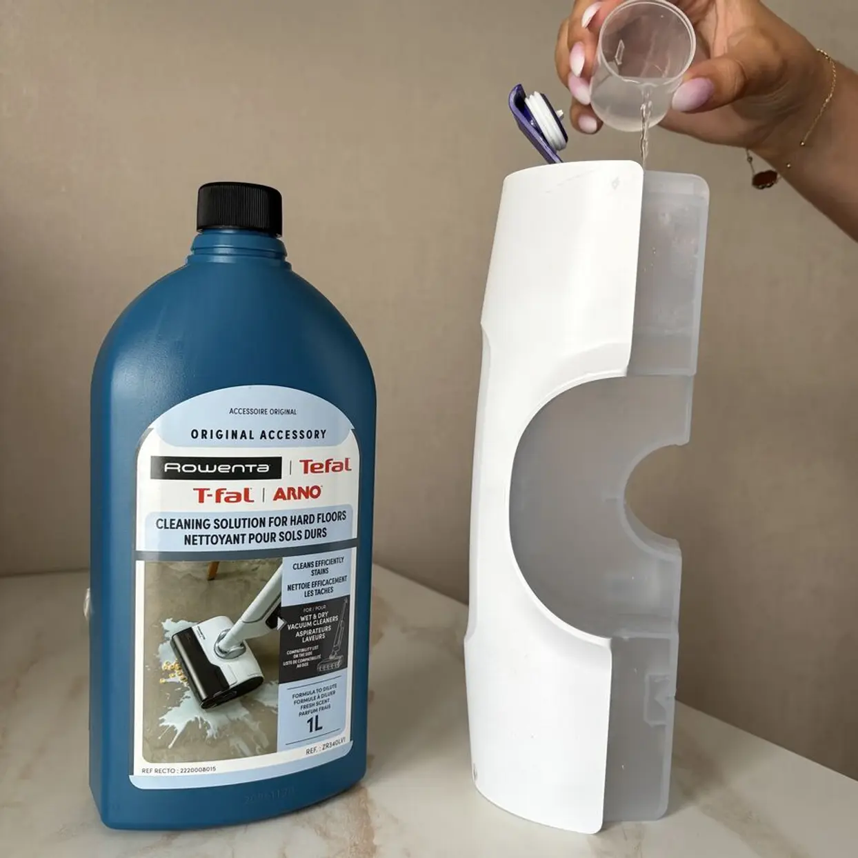 Rowenta (Cod. ZR340LV1) – Soluzione Detergente Concentrata 1L per Lavapavimenti X-Clean - immagine 3