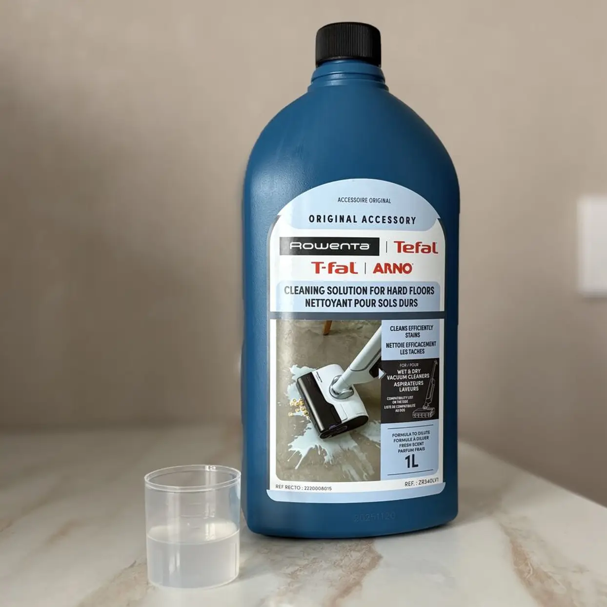 Rowenta (Cod. ZR340LV1) – Soluzione Detergente Concentrata 1L per Lavapavimenti X-Clean - immagine 4