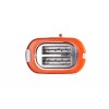 Ariete Toastime Arancione (Mod. 0159) – Tostapane 700W con Pinze in Acciaio Inox, 9 Livelli di Doratura e Scalda Brioche - immagine 3
