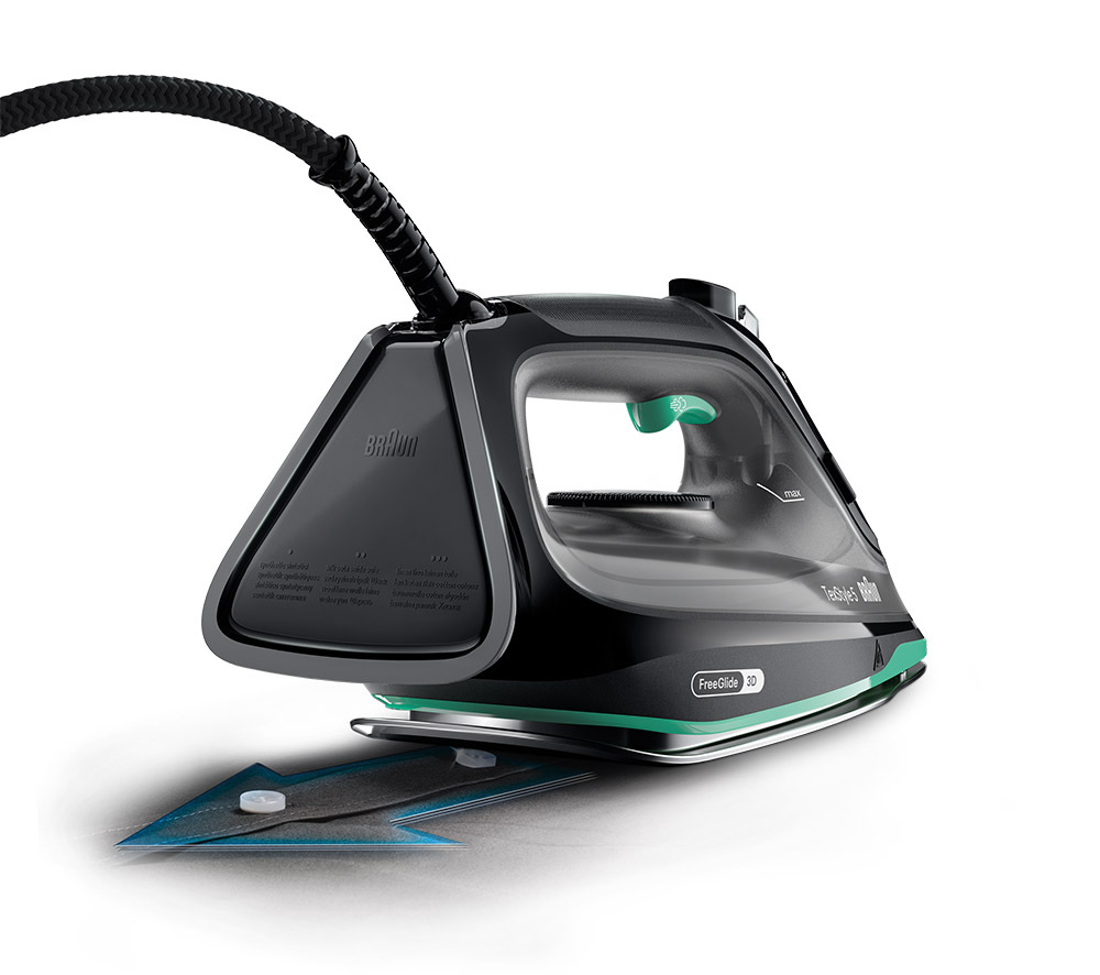 Braun TexStyle 5 (Mod. SI5277GR) – Ferro da Stiro a Vapore 2700W, Piastra FreeGlide 3D, Colpo Vapore 220g/min, Auto-Spegnimento, Nero/Verde - immagine 4