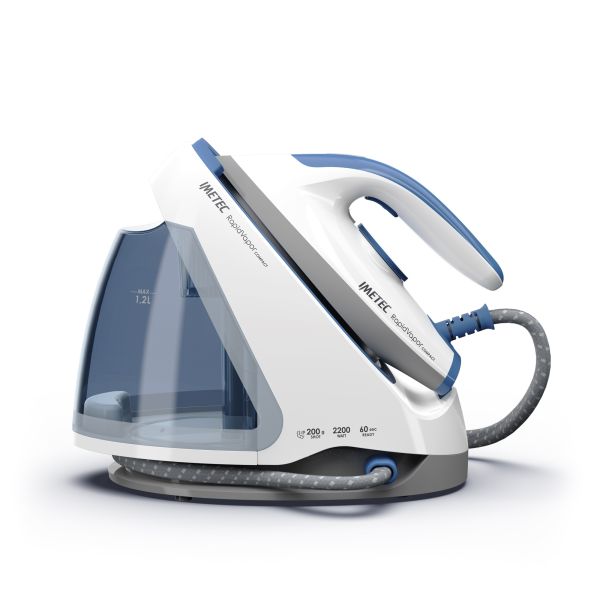 Imetec RapidVapor COMPACT (Mod. 9051) – Ferro da Stiro con Caldaia a Ricarica Continua 2200W, Pressione 4,8 Bar, Colpo Vapore 200 g/min - immagine 2