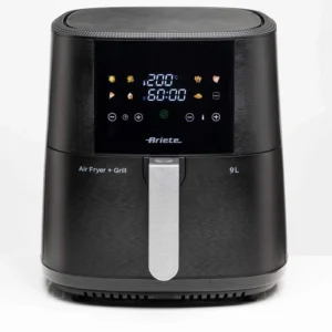 Ariete Airy Fryer 9L (Mod. 4630) – Friggitrice ad Aria XXL 1500W, Manico Acciaio