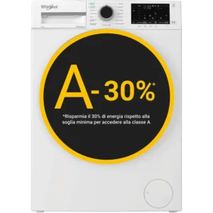 Whirlpool (Mod. WAM 09WB IT) – Lavatrice Smart Connessa WiFi 10 kg, 1400 Giri