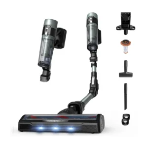 Rowenta X-Force Flex 10.80 (Mod. RH7A32) – Scopa Elettrica Senza Filo 300W, Aspirazione 120 AW, Autonomia 60 Min, Tubo Pieghevole Flex, Verde Salvia
