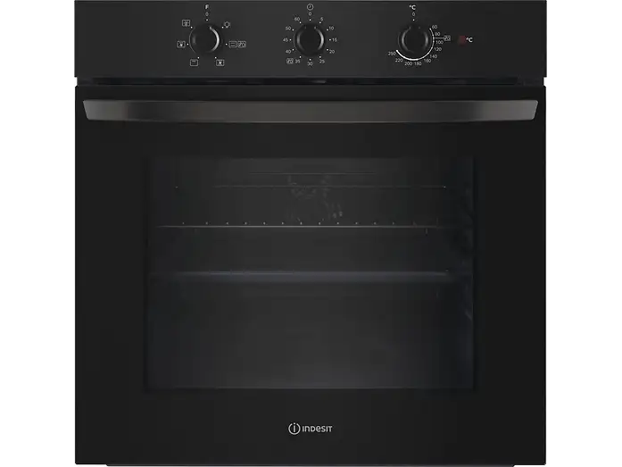 Indesit (Mod. IO 235H B) – Forno Elettrico da Incasso Nero, Sistema Autopulente