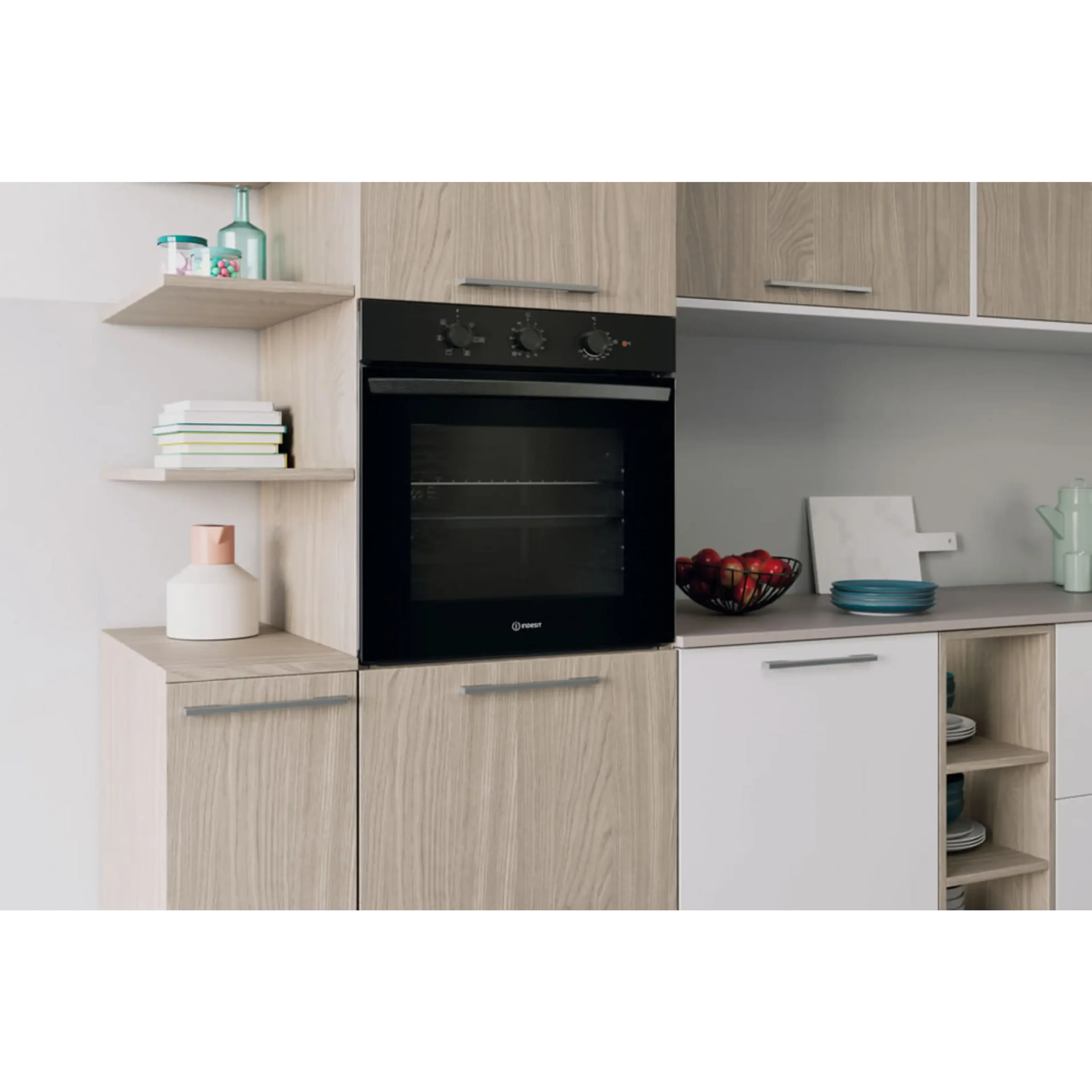 Indesit (Mod. IO 235H B) – Forno Elettrico da Incasso Nero, Sistema Autopulente - immagine 6