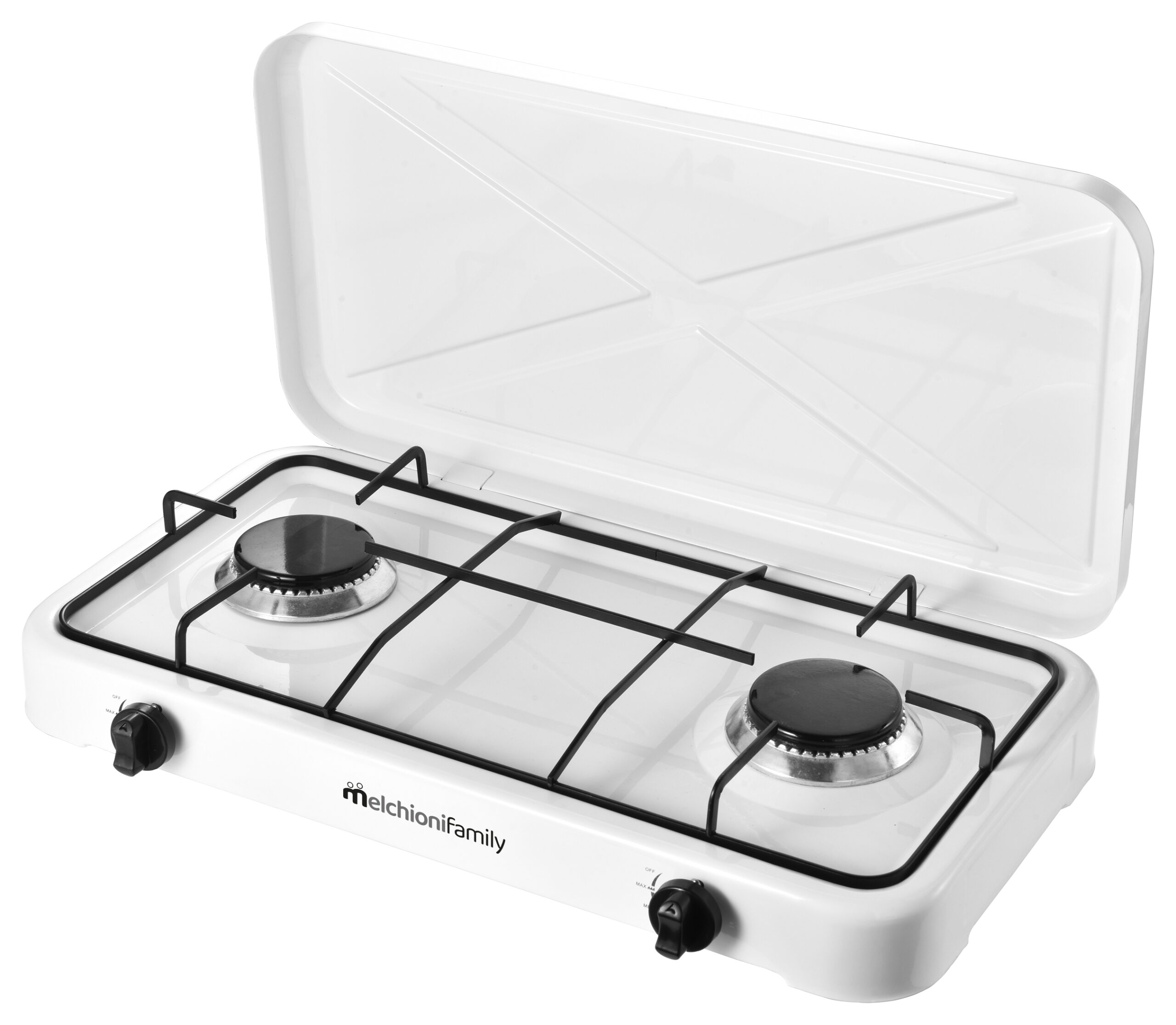 Melchioni Family (Mod. MINERVA NEW 2) – Fornello a Gas 2 Fuochi Bianca